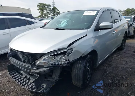 2014 Nissan Sentra Fe+ S/Fe+ Sv/S/Sl/Sr/Sv z USA, uszkodzony, nr VIN 3N1AB7AP5EY209480